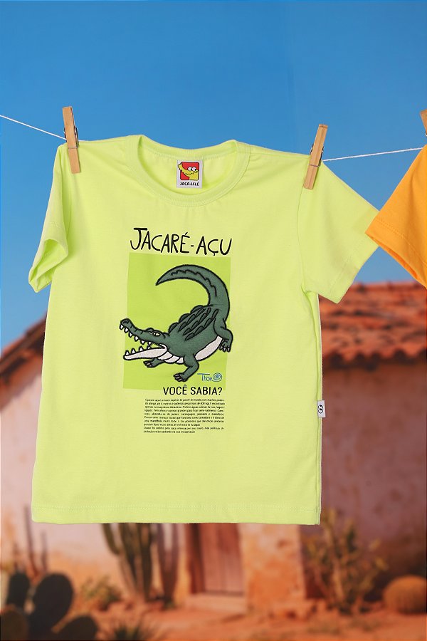 Camiseta Infantil Jacaré - Açu Jaca Lele