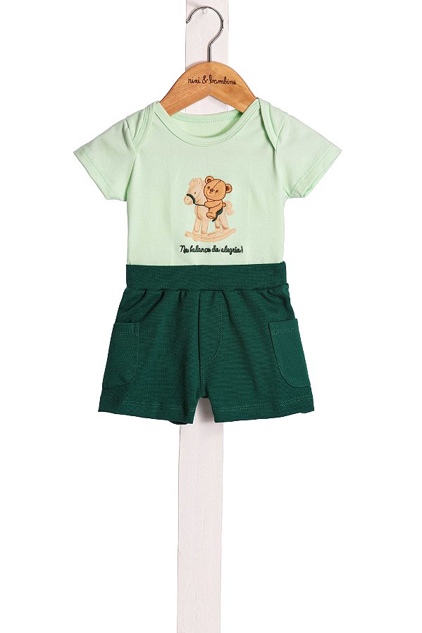 Conjunto Bebe No Balanço Da Alegria Nini Bambine