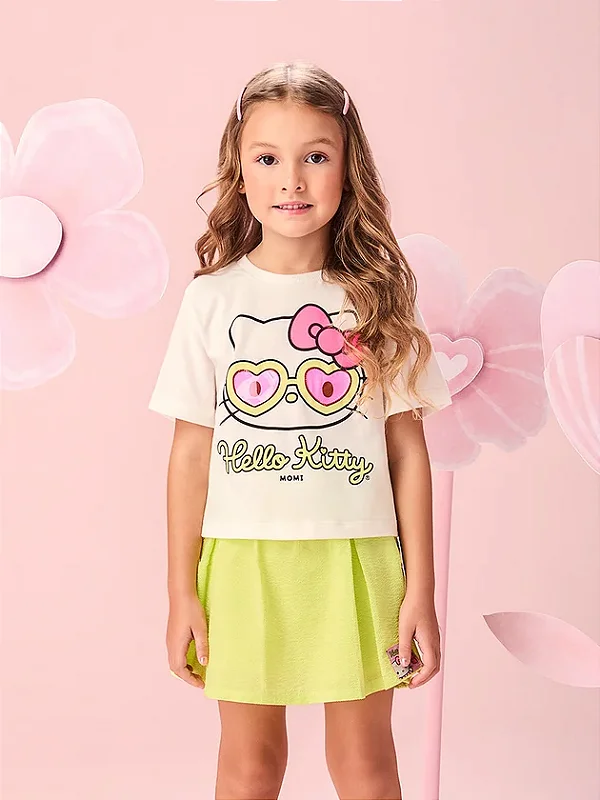 Conjunto Infantil Hello Kitty Oculos Momi