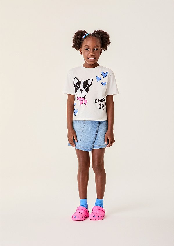 Blusa Infantil Patch Cachorro 08 Bimbi