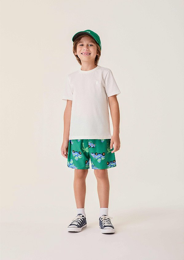 Camiseta Essencial Off White Bimbi