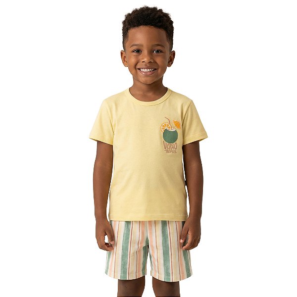Conjunto Infantil Verão Tropical Jaca Lele