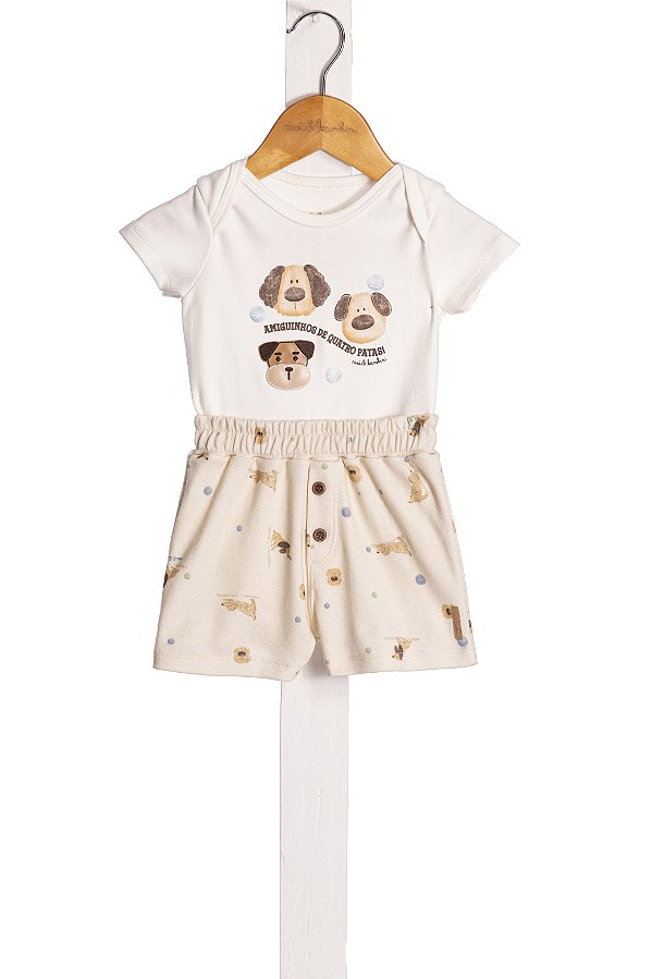 Conjunto Bebe Amigo Quatro Patas Nini Bambine