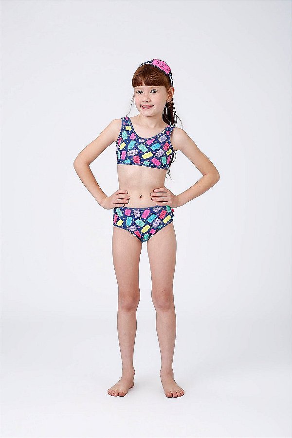 Biquini Kids Mel Urso Gelatina Siri