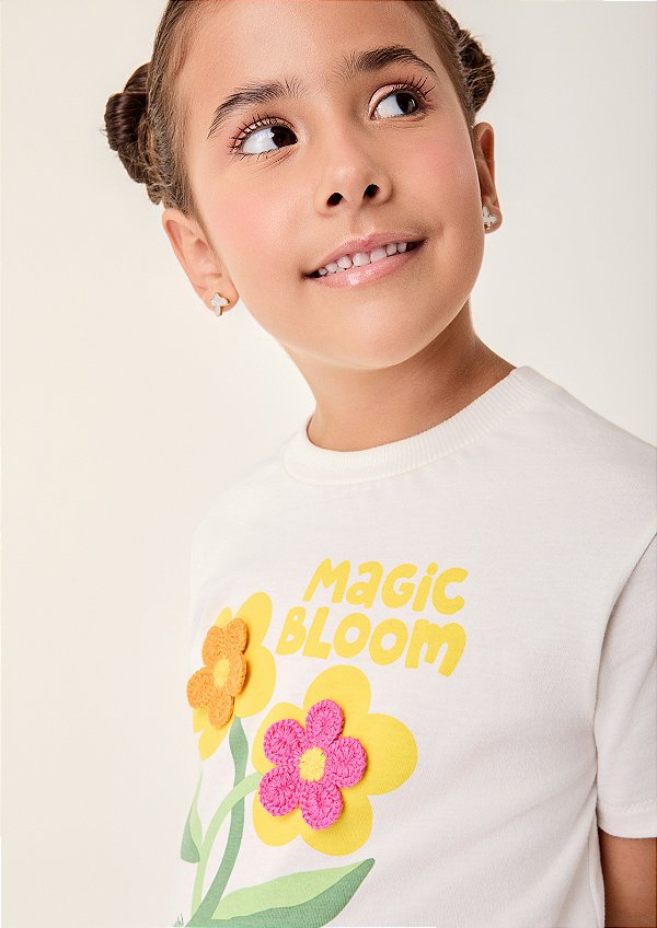 T-shirt Infantil Magic Bloom Bimbi