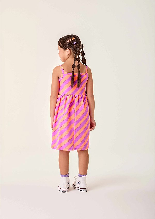 Vestido Infantil Listra Compose  Bimbi