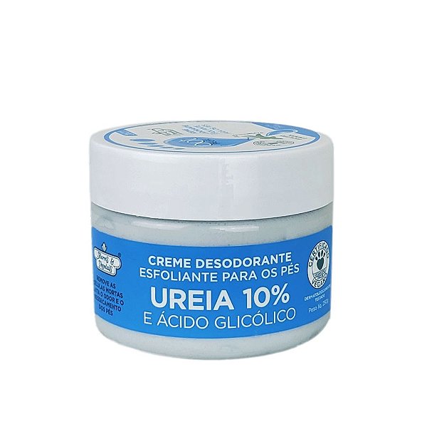 Creme Desodorante Esfoliante Para Pés 250g Flores E Vegetais