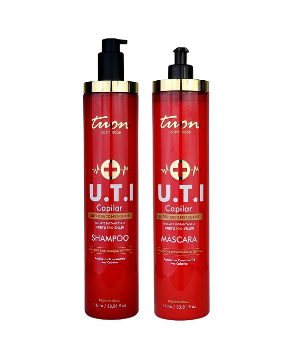 Uti Capilar Tuon Reparação Tratamento Intensivo  Kit 1 Litro
