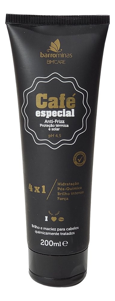 Finalizador Antifrizz Proteção Térmica Café Especial Barrominas 200 mL