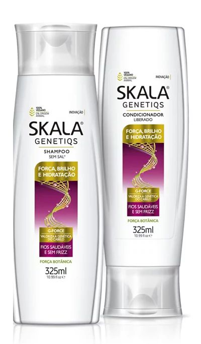 Shampoo E Condicionador Força Botanica Hidratação E Força Skala Genetiqs