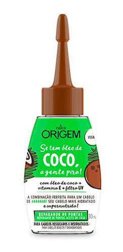 Reparador De Pontas  Óleo De Coco Vegano Origem Nazca 30mL