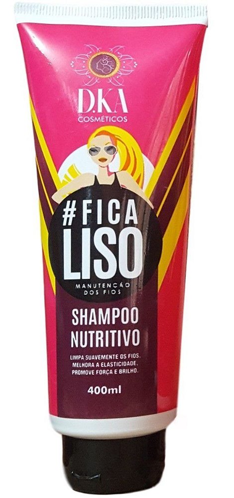 Shampoo Nutritivo PÓS Progressiva FICA LISO Dka Cosméticos 400 ml
