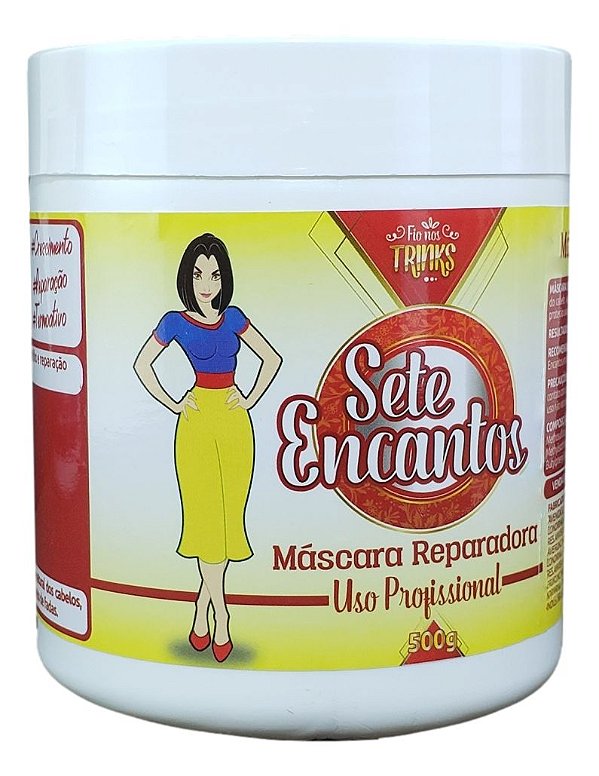Máscara Reparadora E Fortalecedora Fio Nos Trinks Sete Encantos 500g