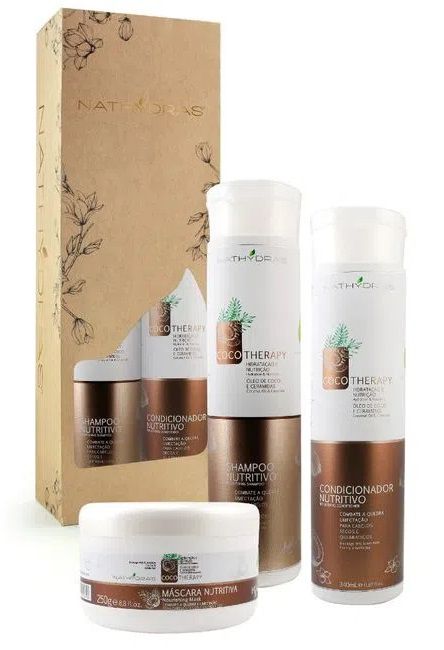 Nathydras Tratamento Hidratante E Nutritivo Coco Therapy 3 Itens
