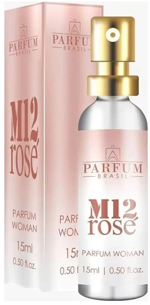 Perfume M12 Rose Parfum Woman Parfum Brasil 15ml