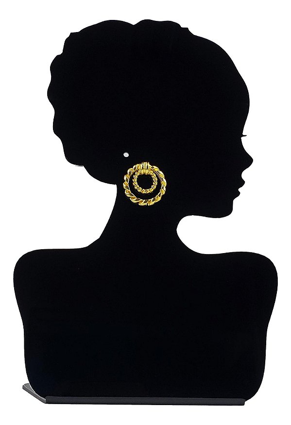 Brinco Redondo Dois Circulos Torcidos