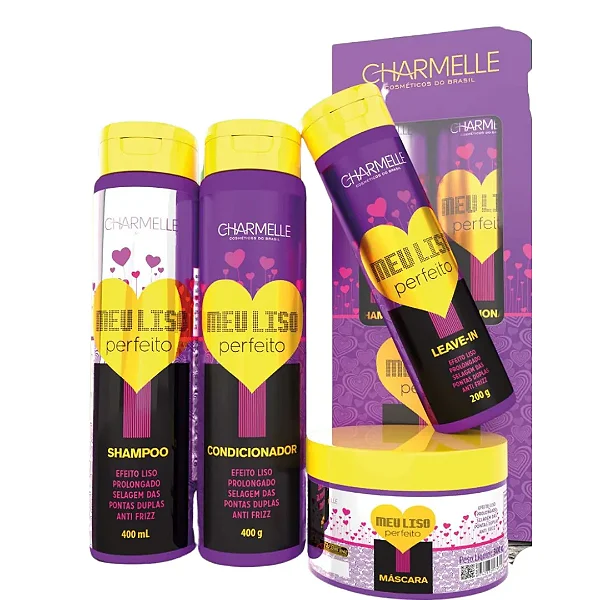Charmelle Kit Meu Liso Perfeito Efeito Liso Prolongado