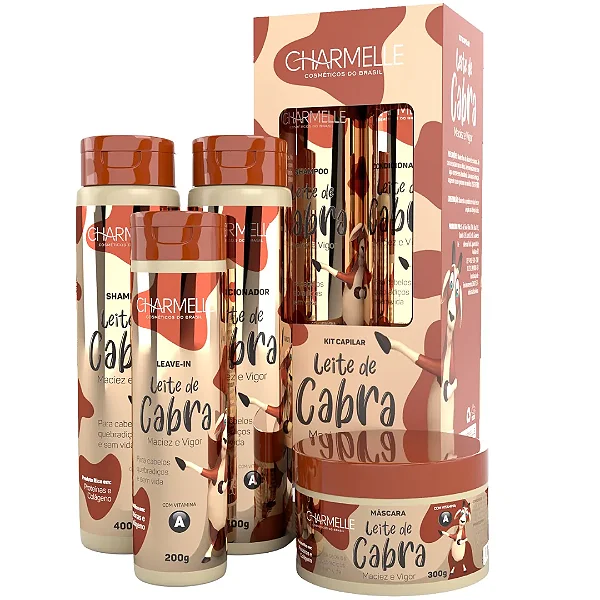 Charmelle Kit Leite de Cabra Com Vitamina A