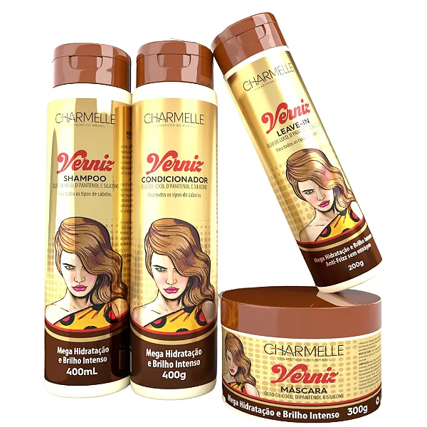 Charmelle Kit Verniz Mega Hidratação