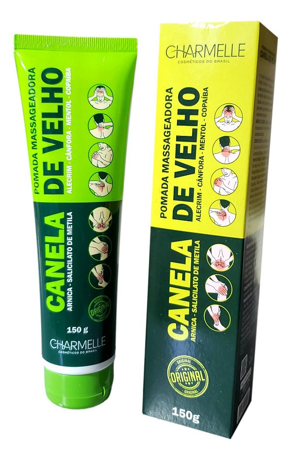 Pomada Massageadora Canela De Velho Arnica Charmelle Cosméticos 150g