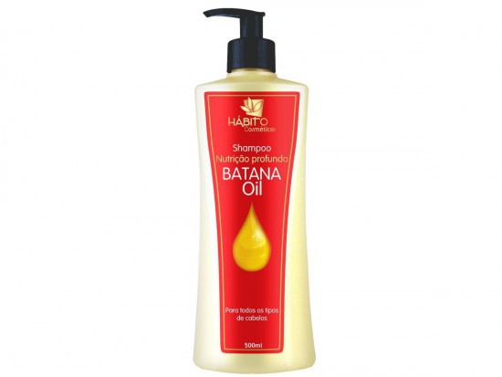 Shampoo Nutritivo Batana Oil Nutrição Profunda Hábito Cosméticos