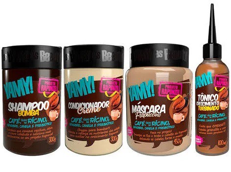 Yamy Projeto Rapunzel Crescimento E Fortalecimento Capilar Kit Completo