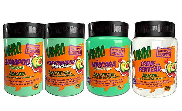 Yamy Nutrição Power Abacate Tratamento Nutritivo Completo