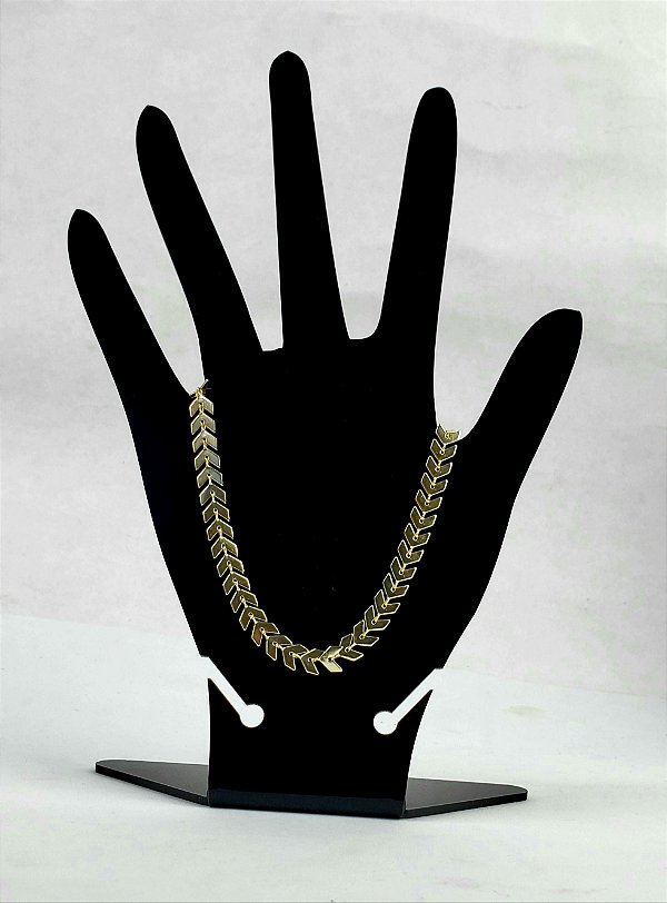 Pulseira Folhinha Dourada