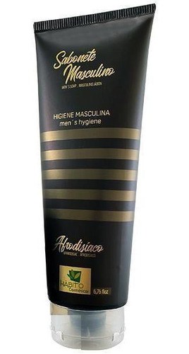 Sabonete Masculino Afrodisíaco Higiene Masculina Hábito Cosméticos 200mL