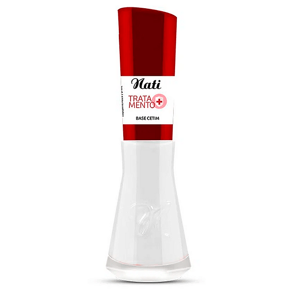 Esmalte Nati Base Cetim Tratamento Para Unhas