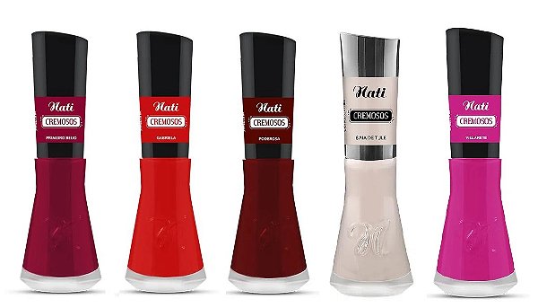 Nati Kit Esmaltes Cremosos 5 Unidades