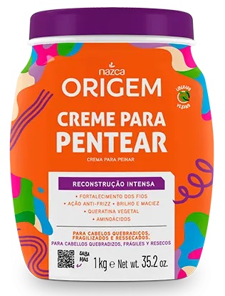 Origem Creme De Pentear 1kg Reconstrução Intensa Liberado