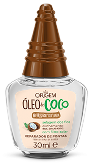 Reparador De Pontas Óleo De Coco Nutrição Profunda Origem 30ml