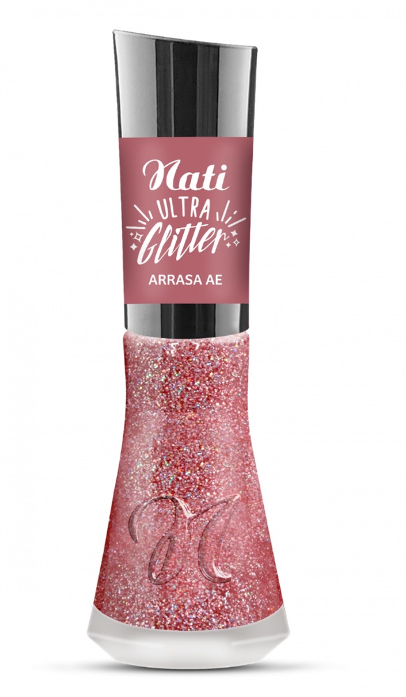 Esmalte Nati Ultra Glitter Arrasa Aê!