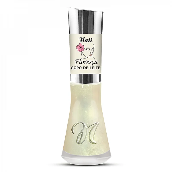 Esmalte Nati Floresça Copo De Leite