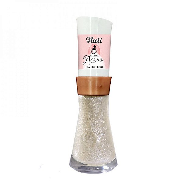 Esmalte Nati Lá Vem A Noiva Dia Perfeito