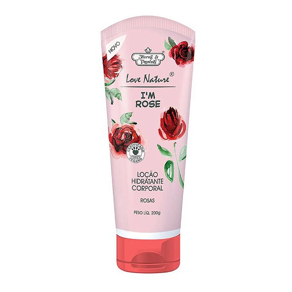 Loção Hidratante Corporal Rosas Flores & Vegetais 200g