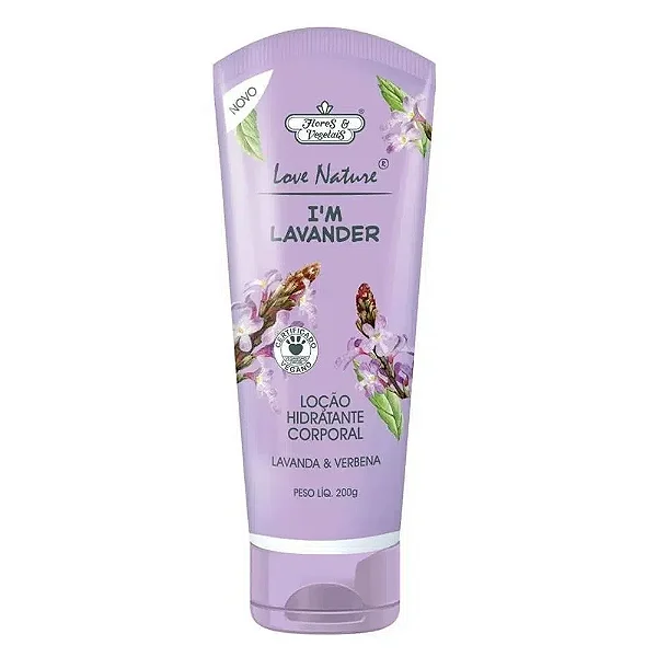 Loção Hidratante Corporal Lavanda E Verbena Flores & Vegetais 200g