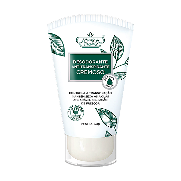 Desodorante Antitranspirante Cremoso Flores E Vegetais 60g