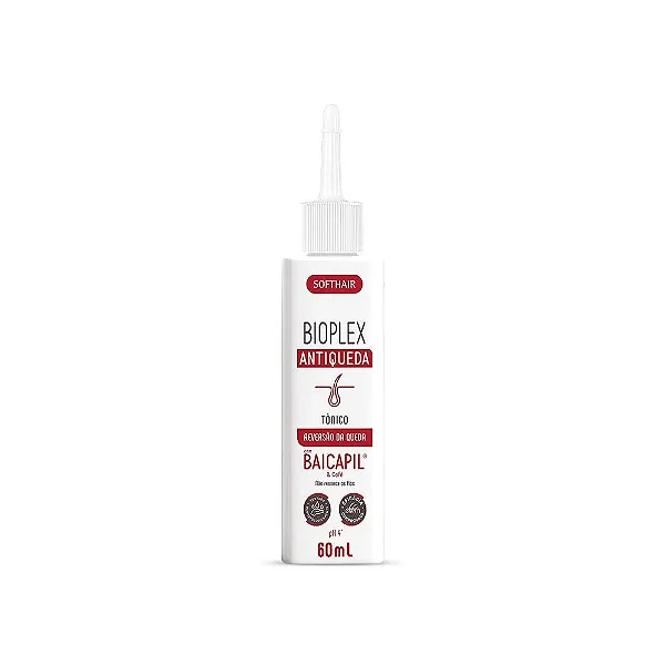 Tonico Antiqueda Bioplex Softhair 60mL Com Baicapil E Café