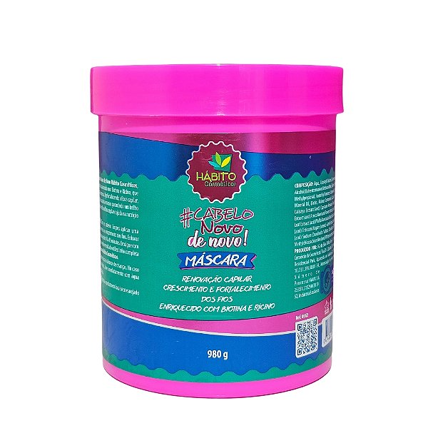 Máscara Cabelo Novo De Novo Hábito Cosméticos