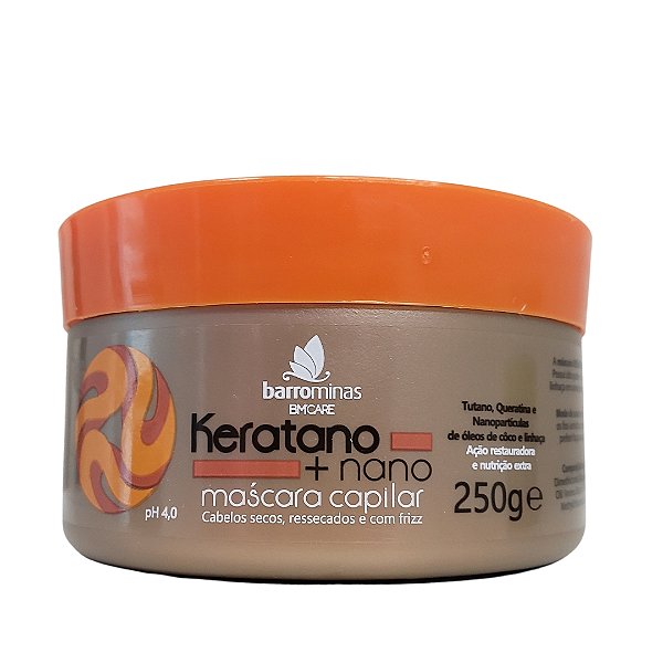 Máscara Capilar Keratano+Nano Barro Minas 250g