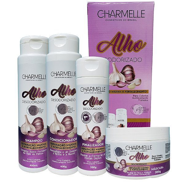 Kit Alho Desodorizado Chamelle Cosméticos