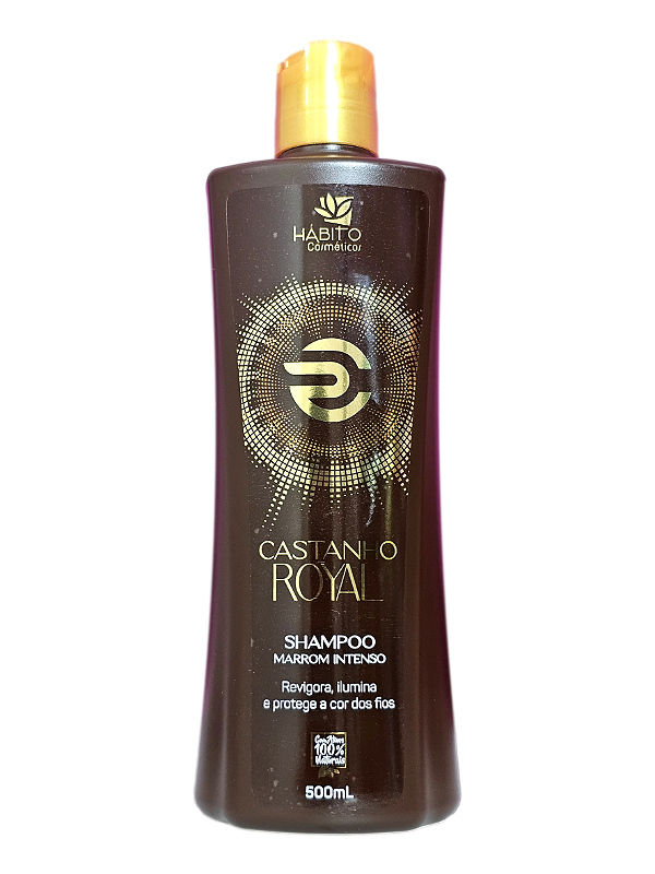 Shampoo Marrom Intenso Castanho Royal Hábito Cosméticos