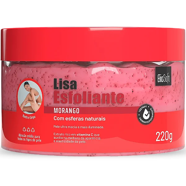 Esfoliante Morango Bio Soft 220g
