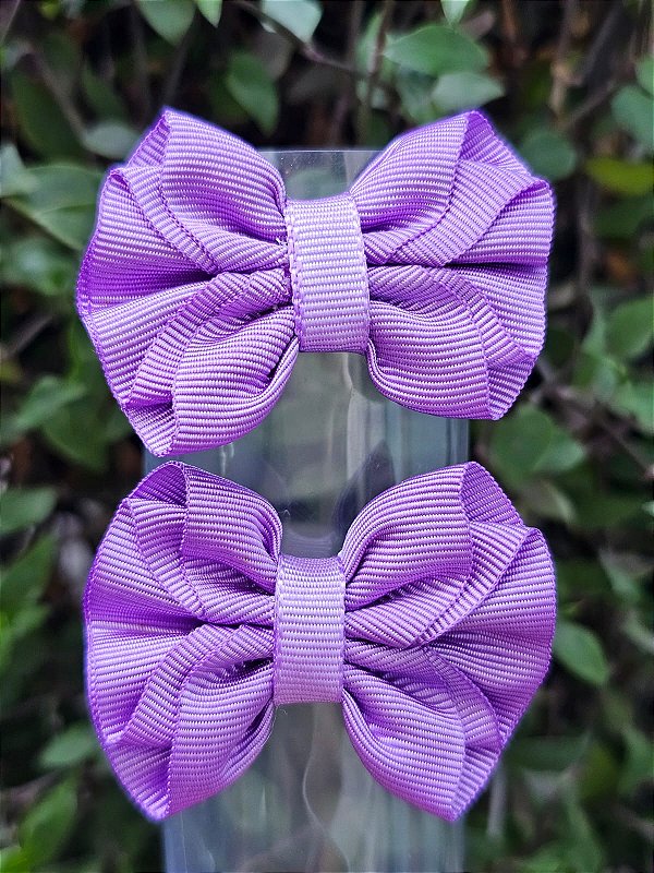 Lacinho Fanzido Roxo Feito na Xuxinha Parzinho