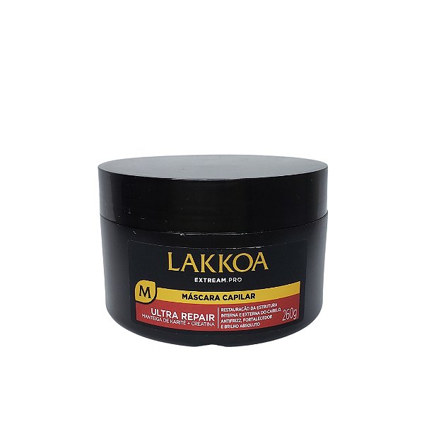 Máscara Ultra Repair Lakkoa Restauração e Fortalecimento 260g