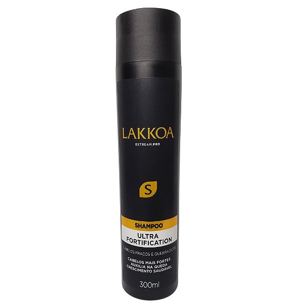 Shampoo Fortalecedor Lakkoa Ultra Fortification Crescimento saudável 300mL