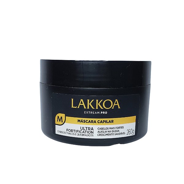 Lakkoa Máscara Capilar Ultra Fortification Cabelos Mais Fortes 260g