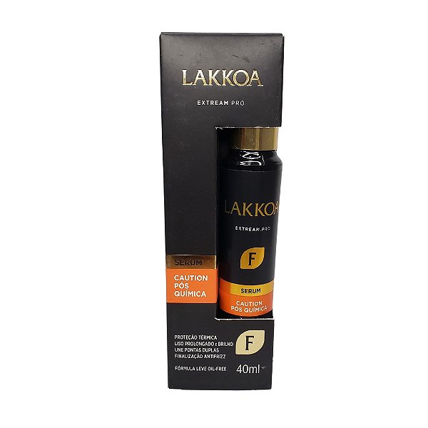 Lakkoa Serum Caution Pós Quimica E Progressiva Une Pontas Duplas 40mL